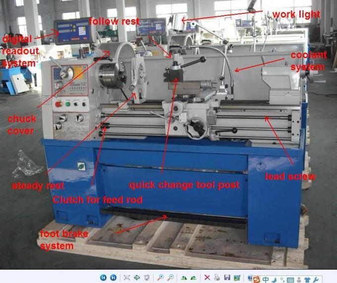 تراش فلزی C6251 تراش فلزی تک فاز با استحکام فوق العاده سنگین 2