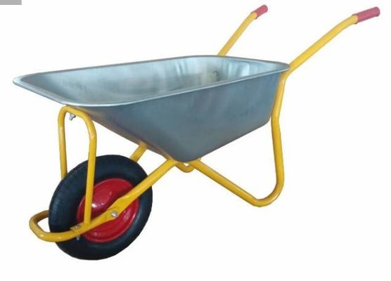 گواهینامه CE Garden Machine Tools 0.6mm 5 Cuft Steel Wheel Barrow