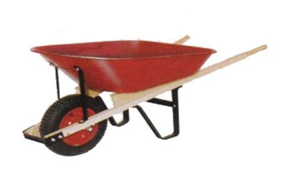 گواهینامه CE Garden Machine Tools 0.6mm 5 Cuft Steel Wheel Barrow