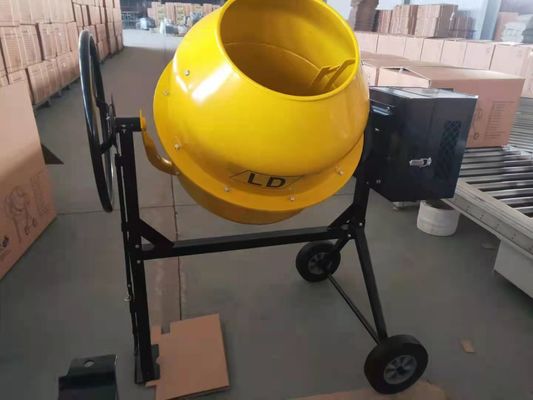مینی بتن کن دو چرخ برقی 250 لیتری با چرخ دنده چدنی