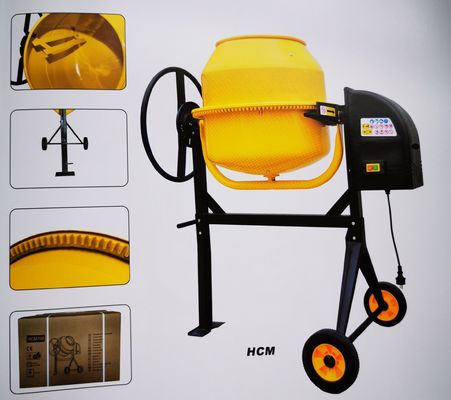میکسر بتن برقی DIY 140 لیتری میکسر بتن قابل حمل