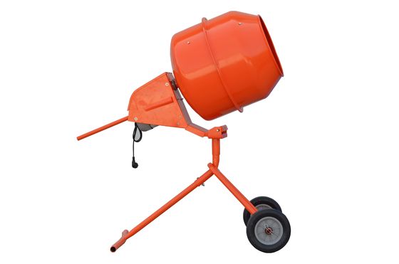 گواهینامه CE 150l میکسر سیمان میکسر سیمان برقی نارنجی