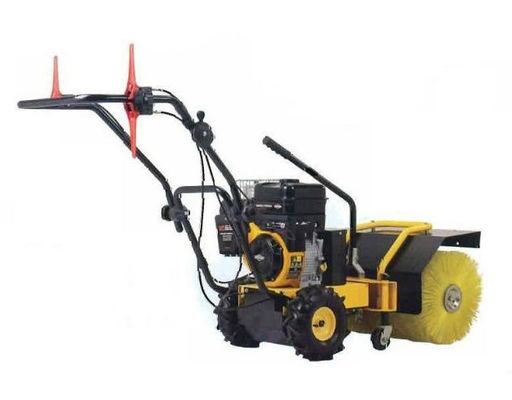 6.5 اسب بخار Snow Power Brush Sweeper Walk Behind Recoil Starter انعطاف پذیری بالا